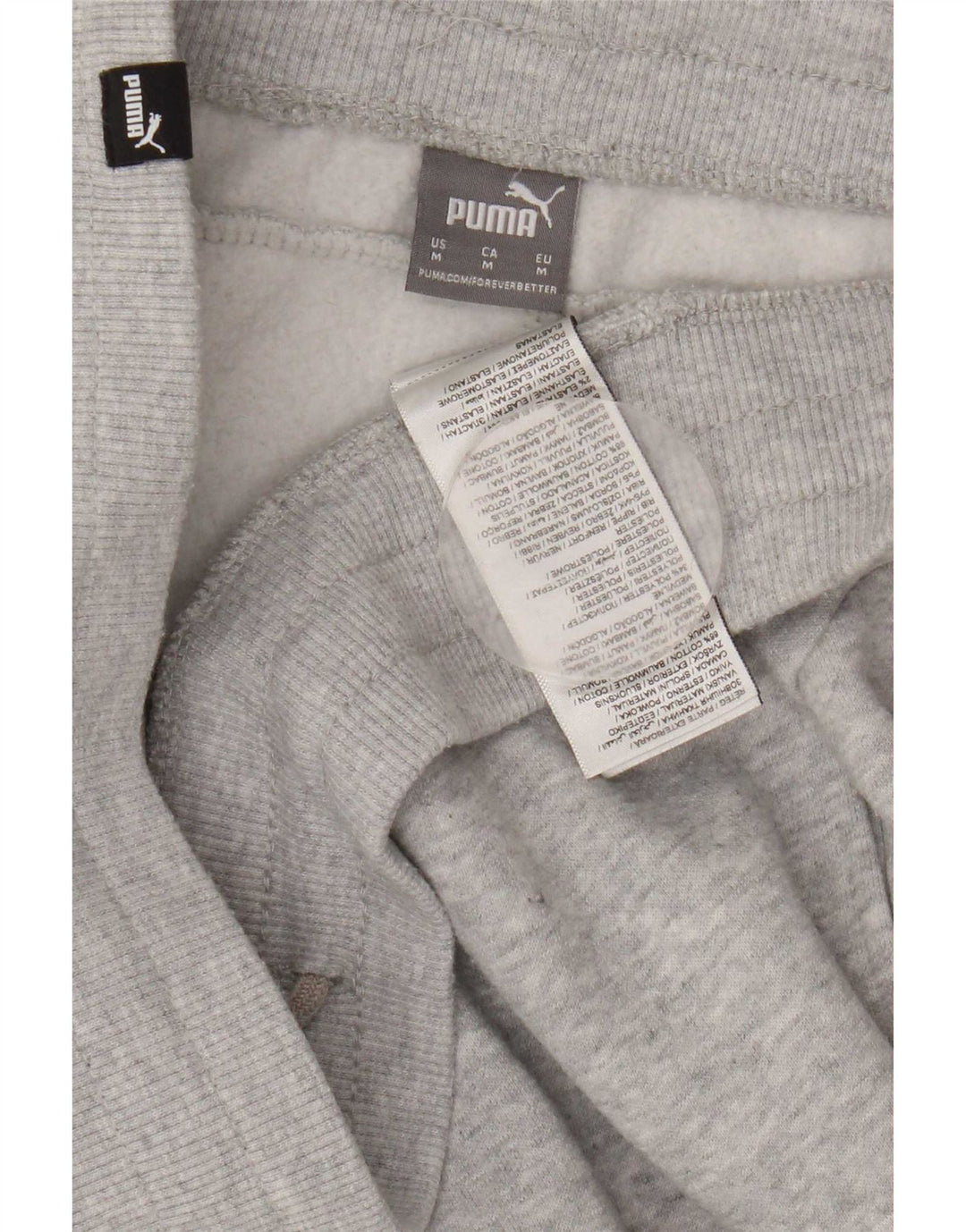 Pantalones De Chándal Puma Joggers De Algodón Gris Medio Hombre