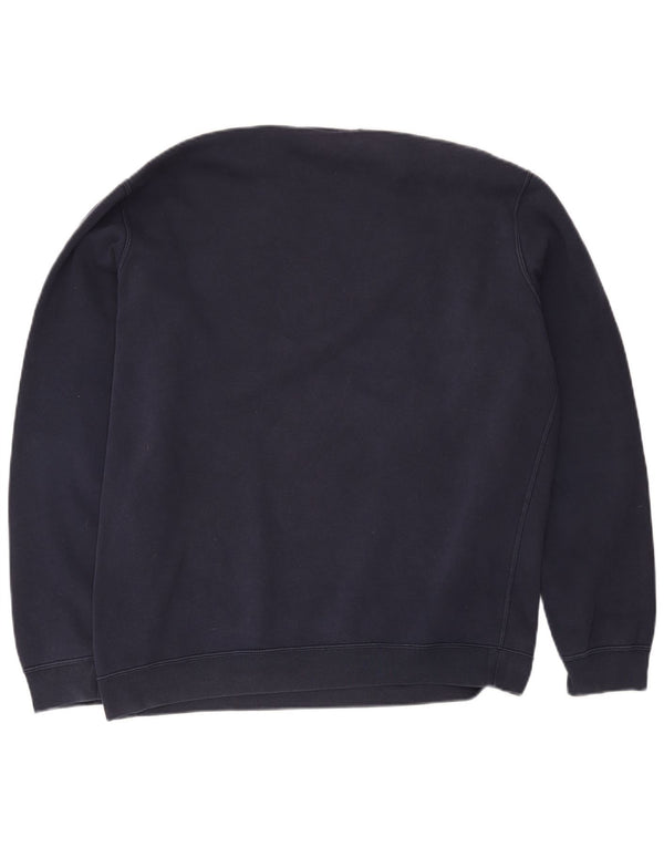 Nike Hombre Sudadera Jumper Grande Azul Marino Algodón