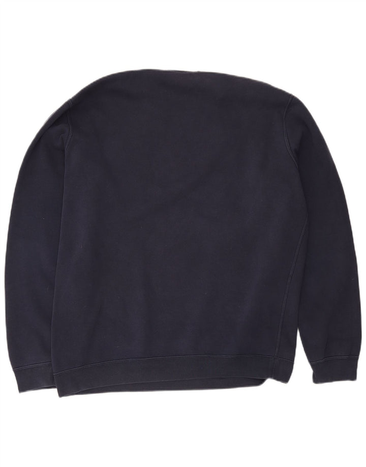 Nike Hombre Sudadera Jumper Grande Azul Marino Algodón