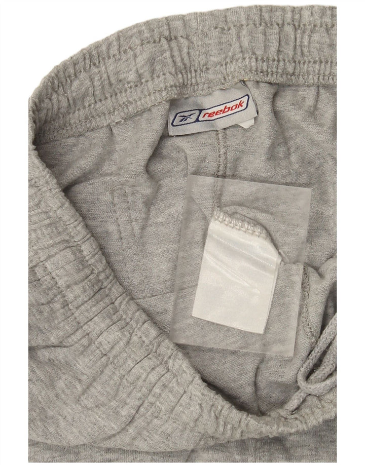 Pantalones de chándal Reebok para hombre pequeños de algodón moteado gris