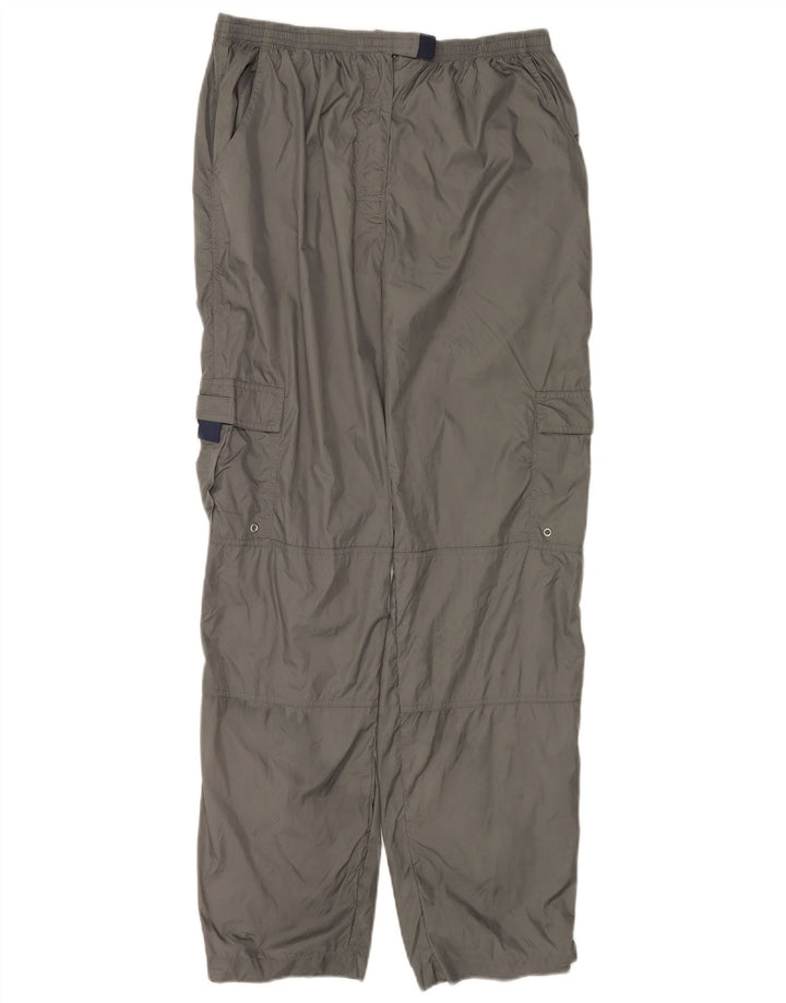 Champion Pantalones Cargo Rectos Mujer Grande W32 L30 Poliamida Gris