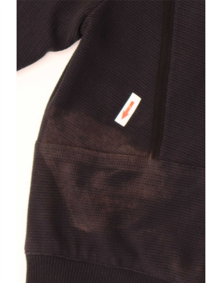 Armani Exchange Chaqueta Bomber Corta para Mujer UK 10 Small Algodón Negro