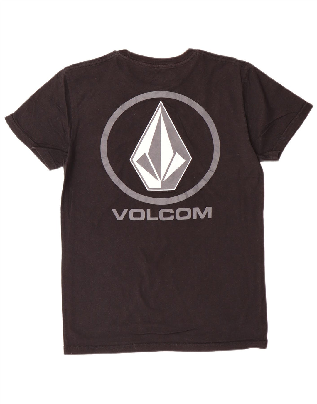 VOLCOM Camiseta gráfica para hombre Top Small Black Cotton