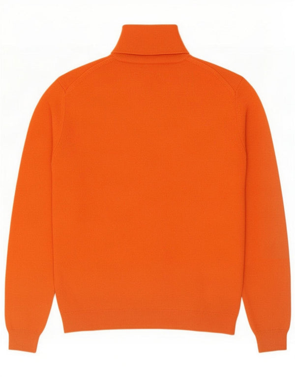 Jersey con cuello vuelto para hombre La Martina Lana naranja mediana