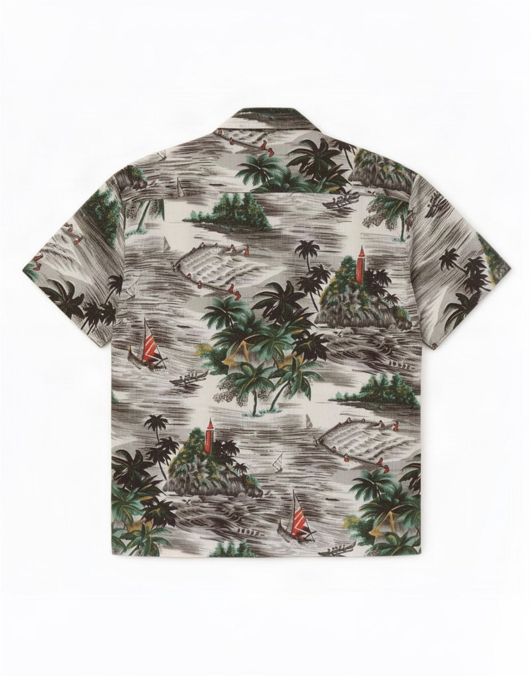 Camisa Kennington Hombre Manga Corta Grande Multicolor Hawaiana