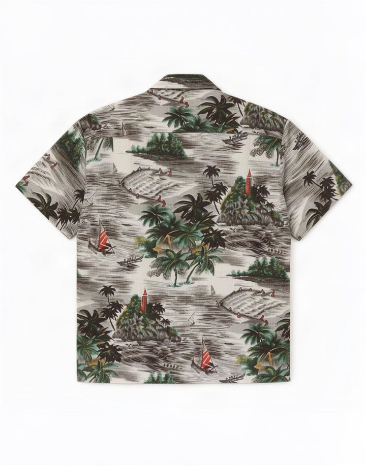 Camisa Kennington Hombre Manga Corta Grande Multicolor Hawaiana
