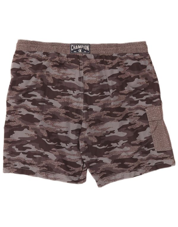 Champion Bañador Hombre 2XL Gris Camuflaje