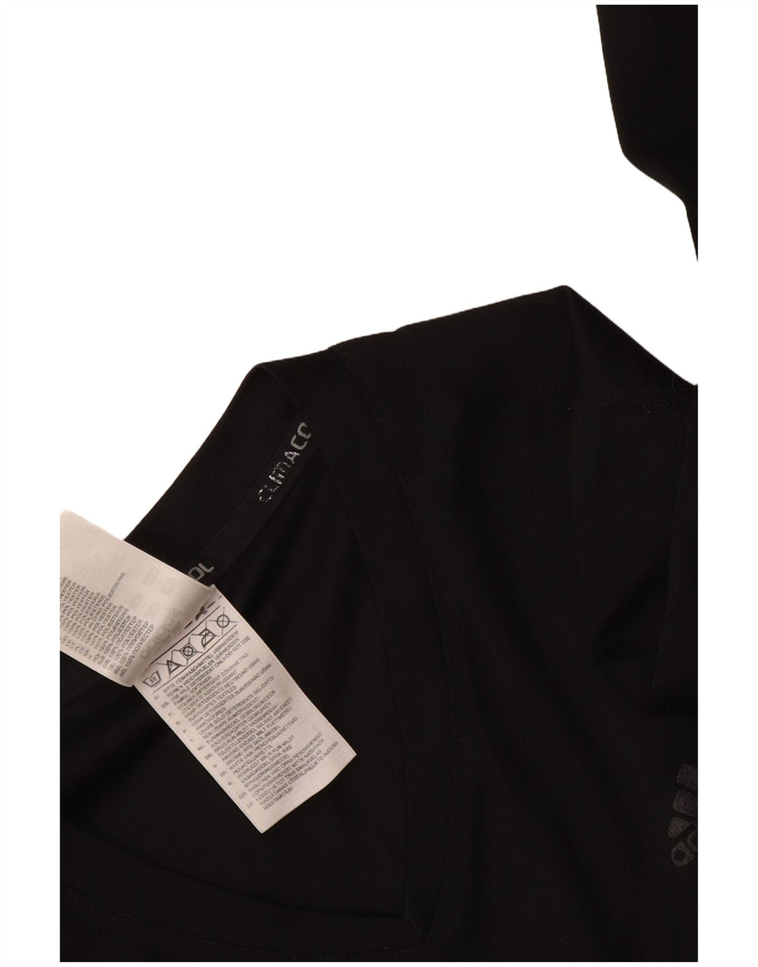 Adidas Mujer Climacool Top Manga Larga UK 40 Grande Poliéster Negro