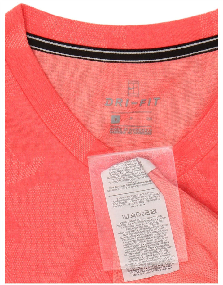 NIKE Camiseta Dri Fit para Hombre Top Small Rosa Camuflaje Poliéster