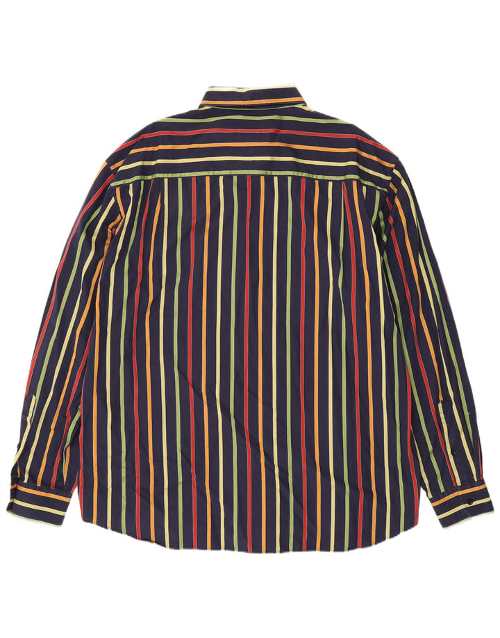 PAUL & SHARK Camisa náutica para hombre Talla 46 2XL Azul marino Rayas