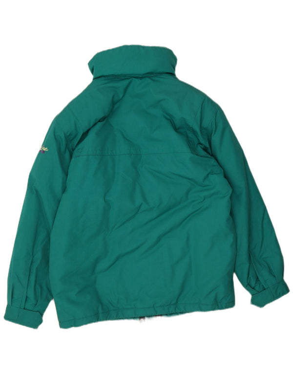 Fila Chaqueta acolchada con capucha para hombre IT 46 Small Verde Poliéster
