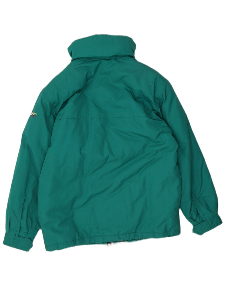Fila Chaqueta acolchada con capucha para hombre IT 46 Small Verde Poliéster