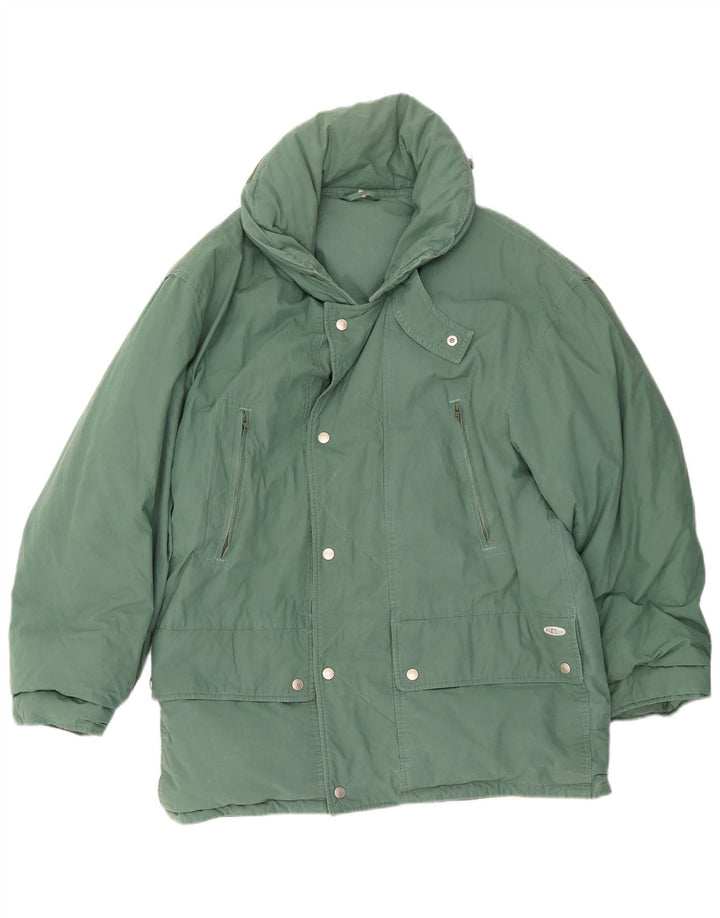 MC Ross Chaqueta acolchada para hombre UK 38 Algodón verde medio