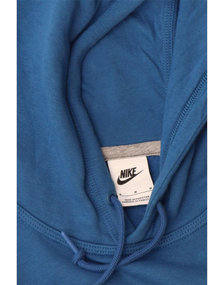 Nike Jersey con capucha para hombre, color azul medio, algodón