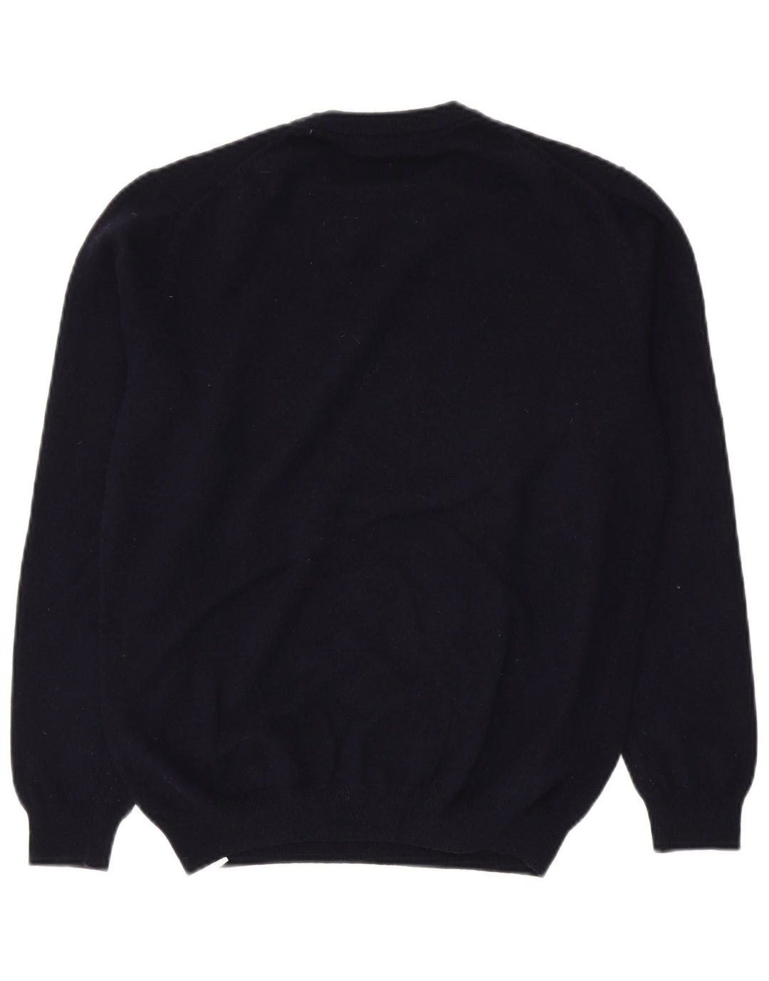 Massimo Dutti Jersey Cuello Redondo Hombre Large Lana Azul Marino