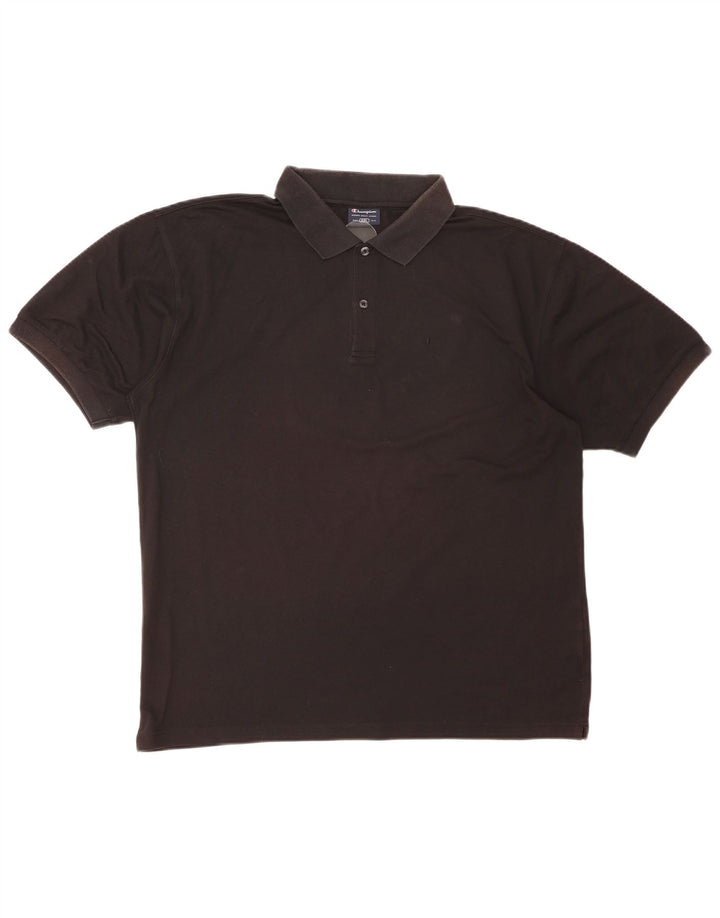 Champion Polo Hombre 2XL Algodón Negro