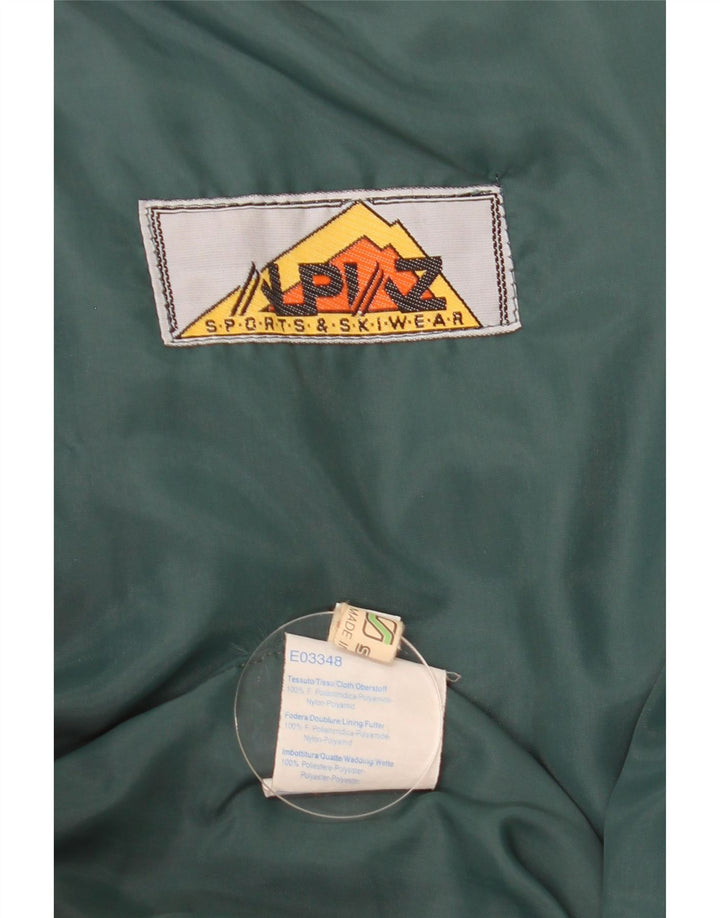 Chaqueta de esquí vintage para hombre Reino Unido 42 XL Poliéster rojo