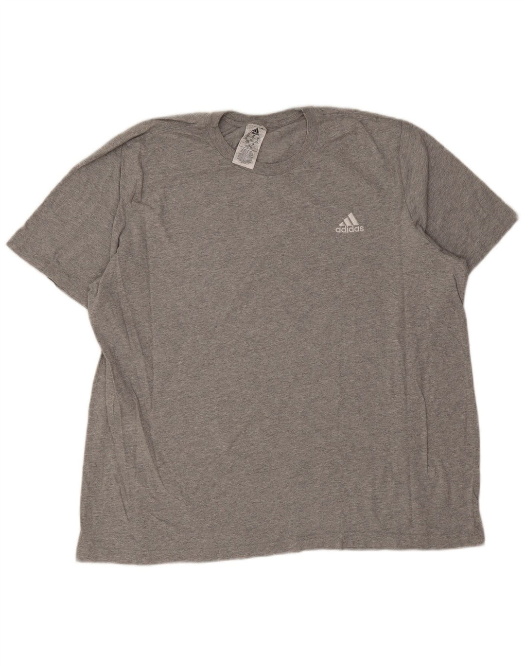Adidas Camiseta Hombre Top 2XL Gris Algodón