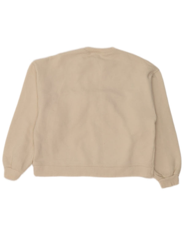 Zara Sudadera Niña Jumper 13-14 Años Blanco Roto Algodón