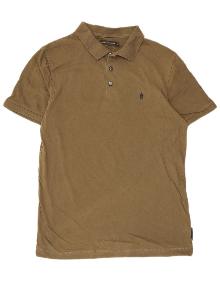 French Connection Chaqueta Acolchada Para Hombre Pequeña De Algodón Caqui