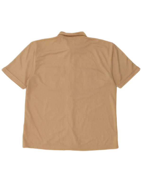 Wrangler Camisa Manga Corta Hombre Poliéster Beige Grande