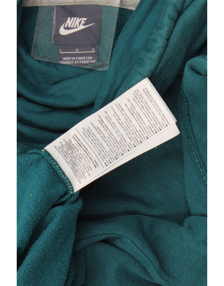 Nike - Sudadera con capucha para mujer, talla 40, talla grande, algodón azul