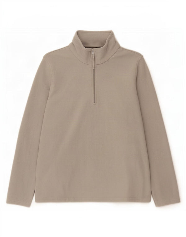 Jersey de forro polar con cremallera y cuello para mujer de Mountain Warehouse UK 40 Gris medio