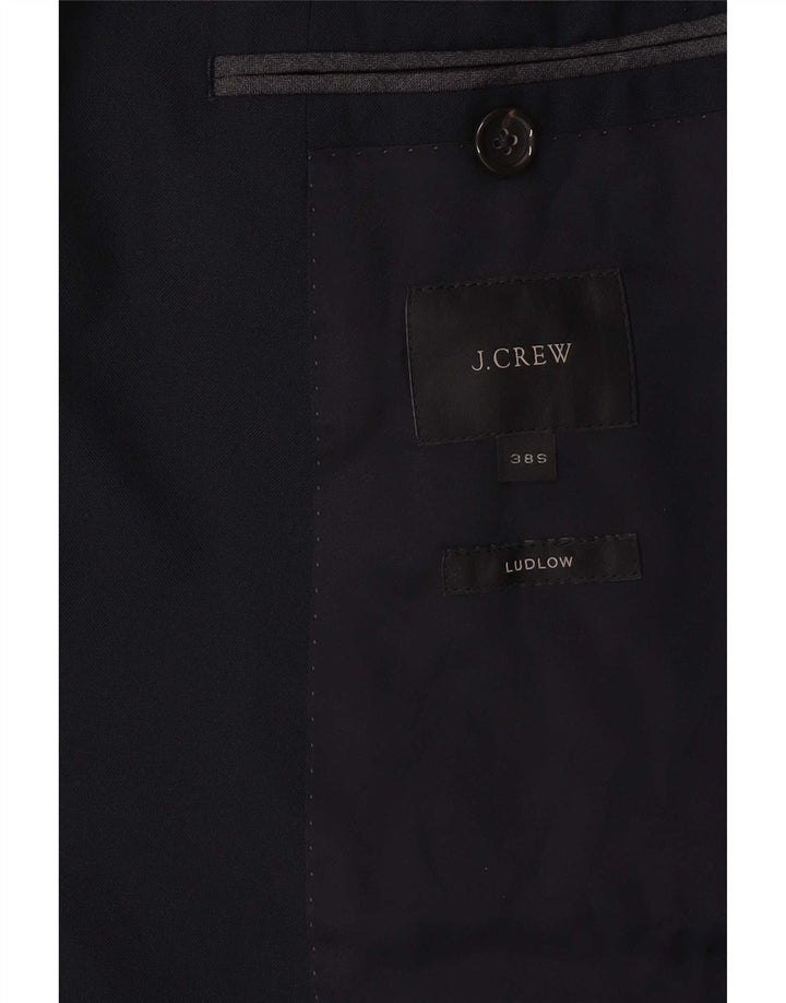 J. Crew Chaqueta tipo blazer Ludlow de 2 botones para hombre UK 38 Medium Azul marino Nylon