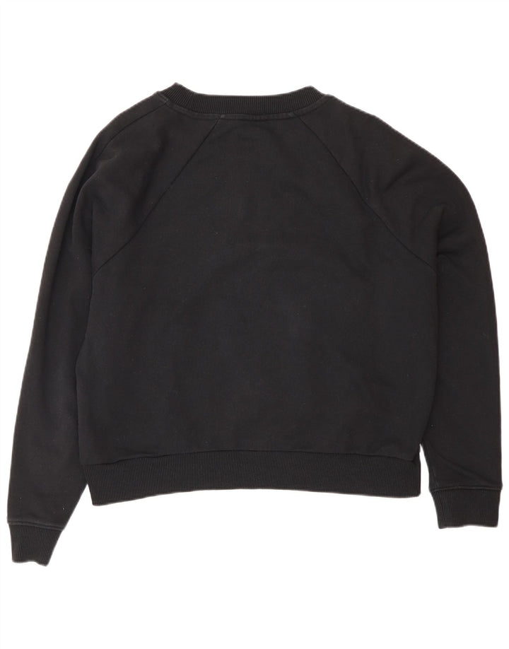 Vans - Sudadera extragrande con gráfico para mujer, talla 40, talla mediana, algodón negro