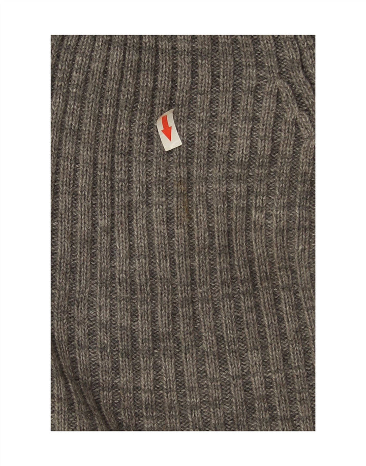 Jack & Jones Hombre Botón Cuello Jersey Jersey Grande Gris Algodón