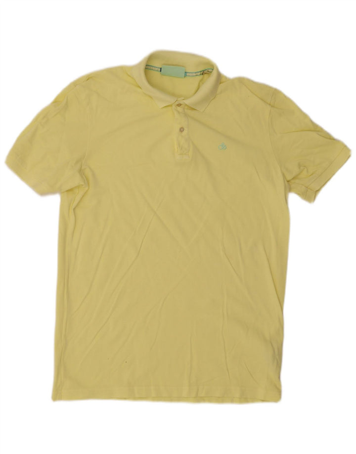 Polo Scotch & Soda Hombre Algodón Amarillo Medio