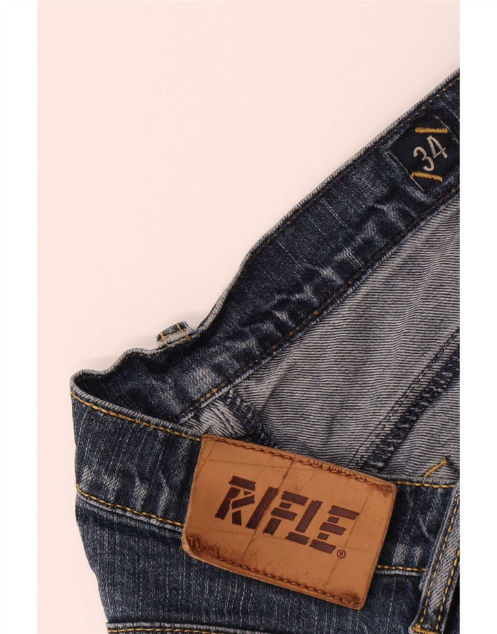 Vaqueros rectos para hombre Rifle W34 L27 azul