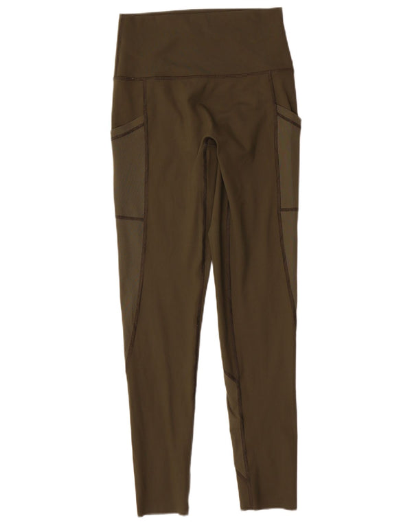 Aerie Leggings de cintura alta para mujer UK 44 Nylon caqui mediano
