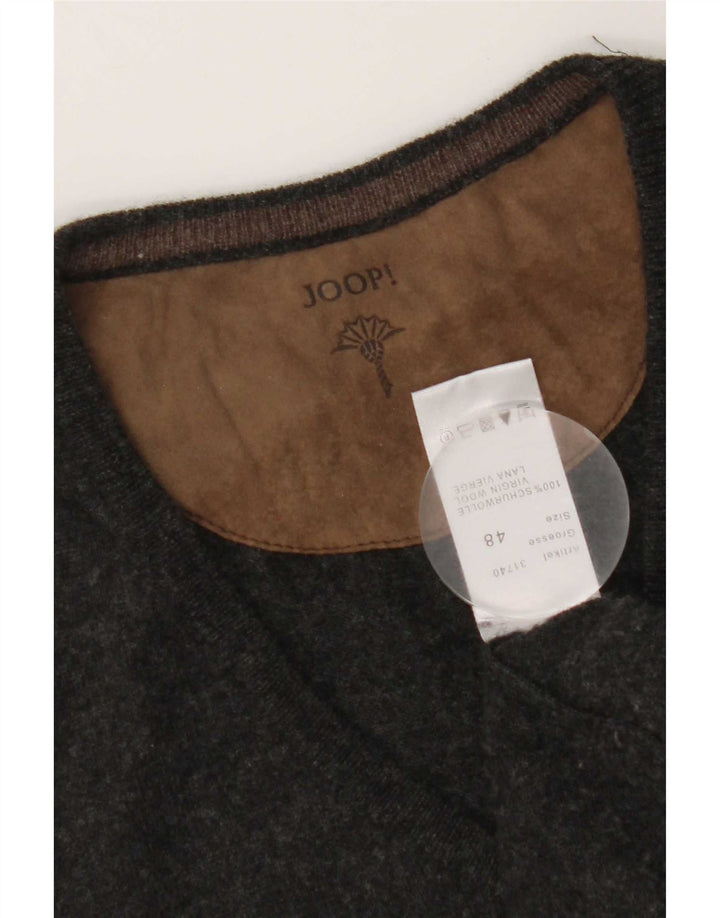 Joop Camiseta sin mangas para hombre IT 48 Medium Black Lana virgen moteada