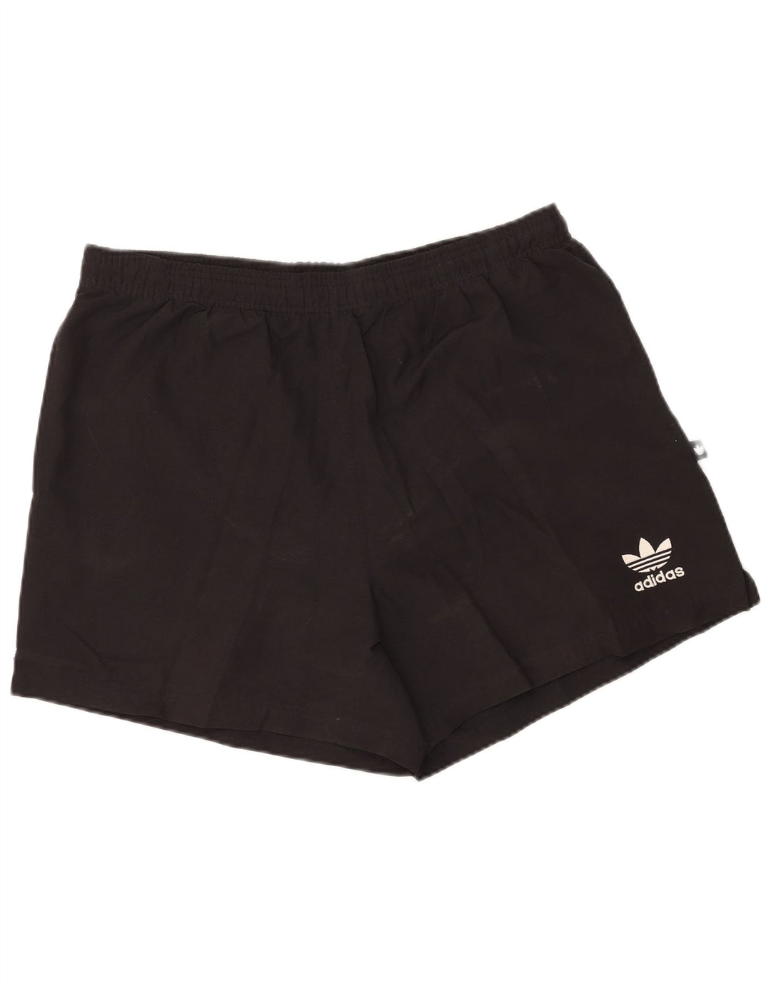 ADIDAS Pantalones cortos deportivos para hombre Grande Algodón negro