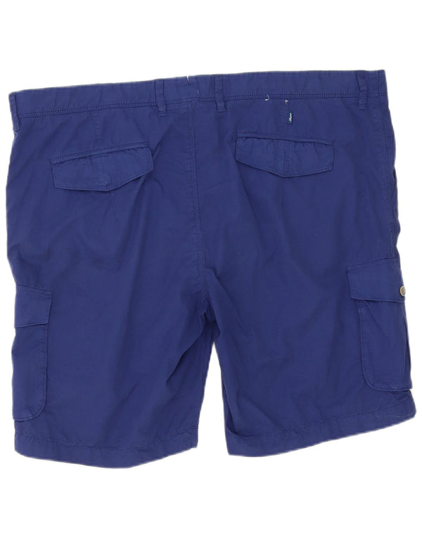 Bogner Pantalones cortos cargo de ajuste moderno para hombre 3XL W44 Algodón azul