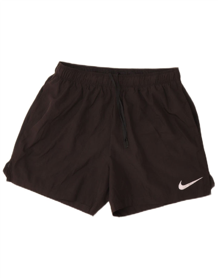Nike Dri Fit - Pantalones cortos deportivos para hombre, talla grande, color negro