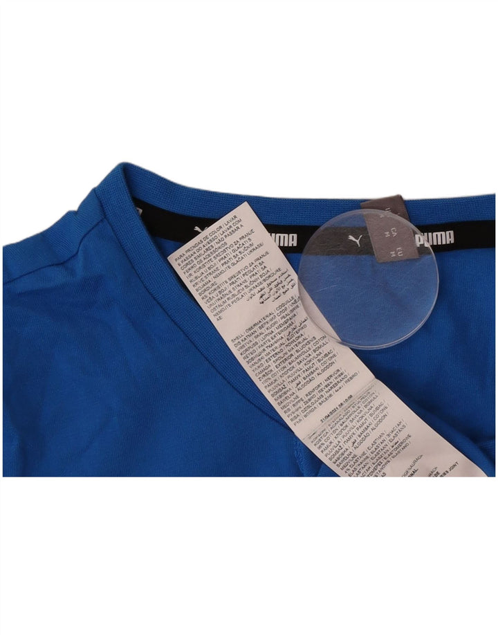 Puma Camiseta para mujer Top UK 12 Algodón azul medio