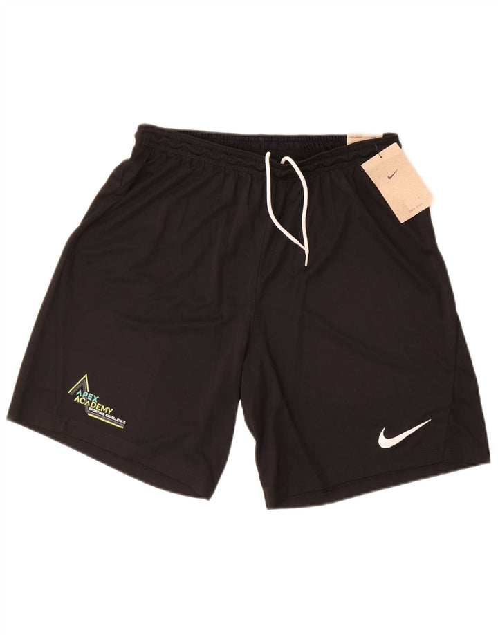 Nike Pantalones cortos deportivos Dri Fit Slim para hombre, poliéster negro grande