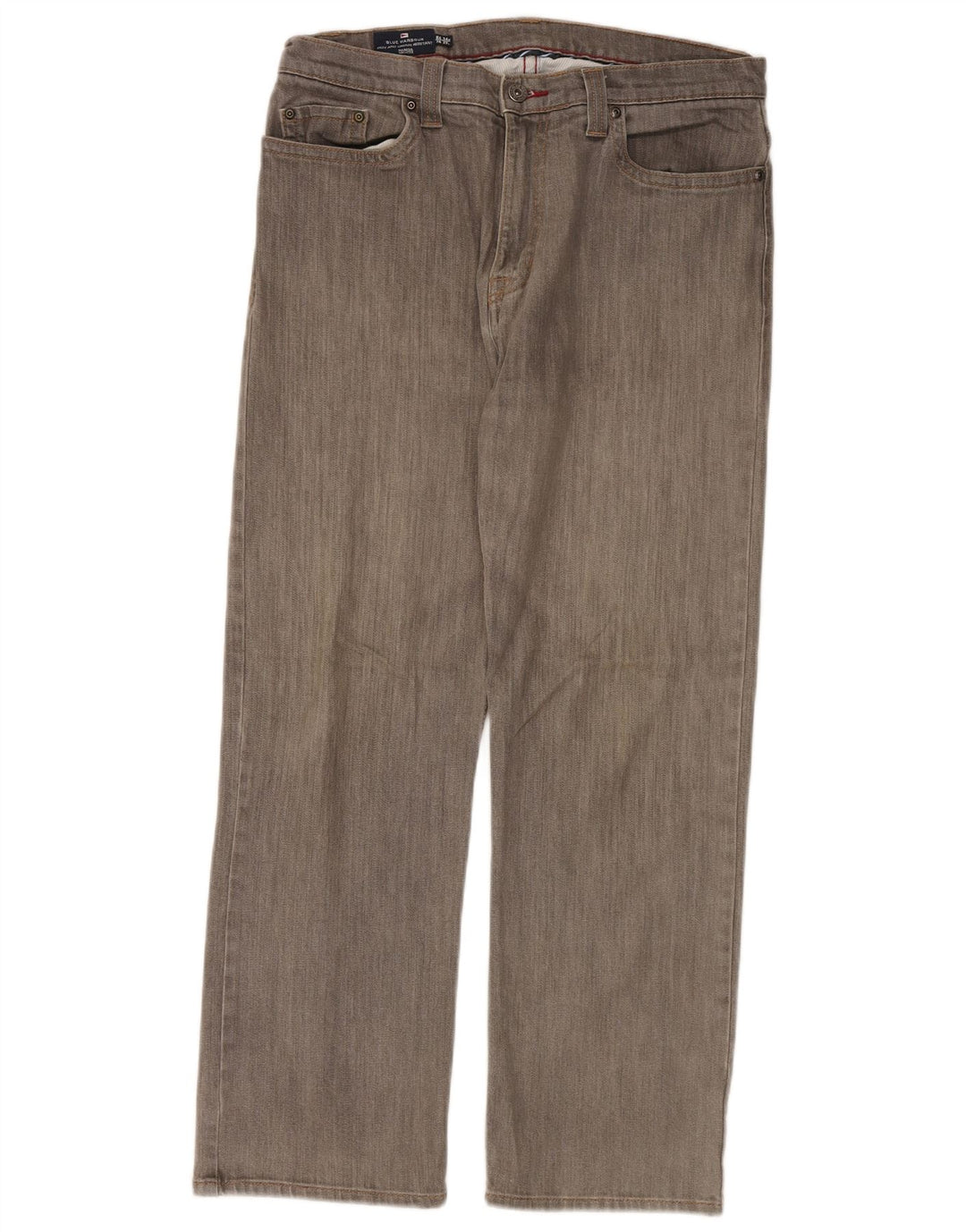 Marks & Spencer Vaqueros rectos azules Harbor para hombre W34 L29 Algodón gris