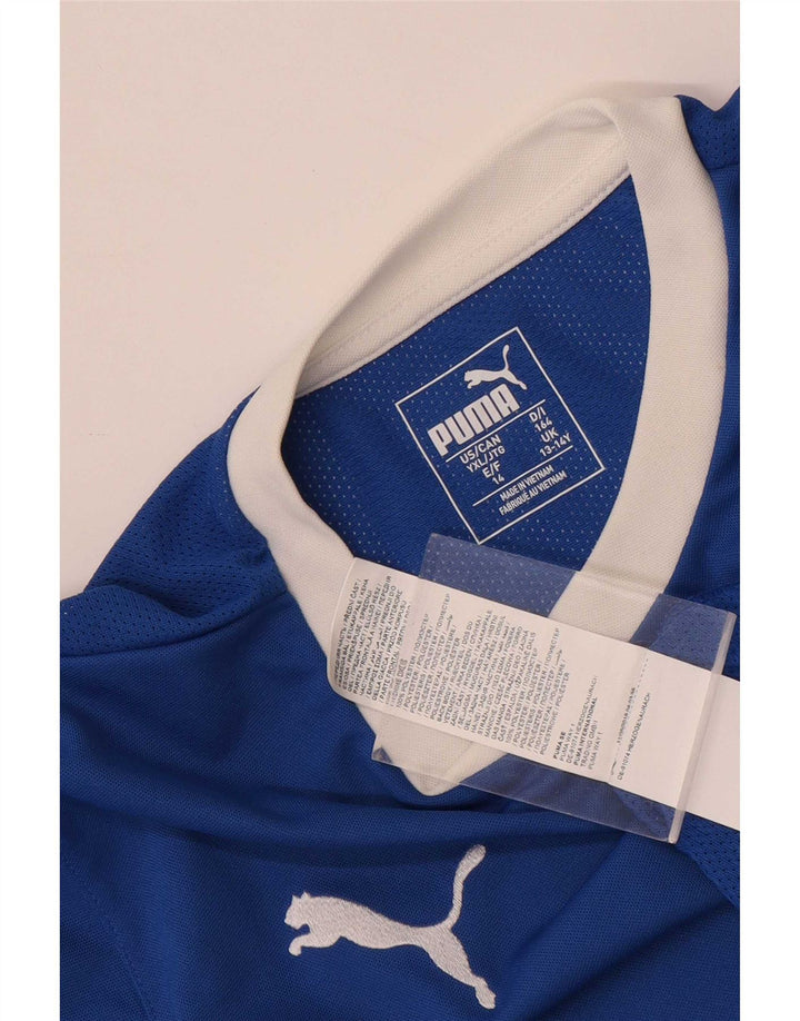 Puma Camiseta Niño Graphic Top 13-14 Años Azul Poliéster