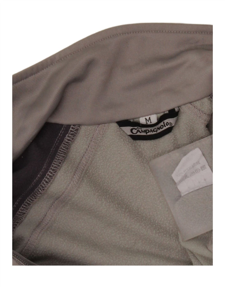 CAMPAGNOLO Hombre Chándal Top Chaqueta Gris Medio Colorblock Poliéster