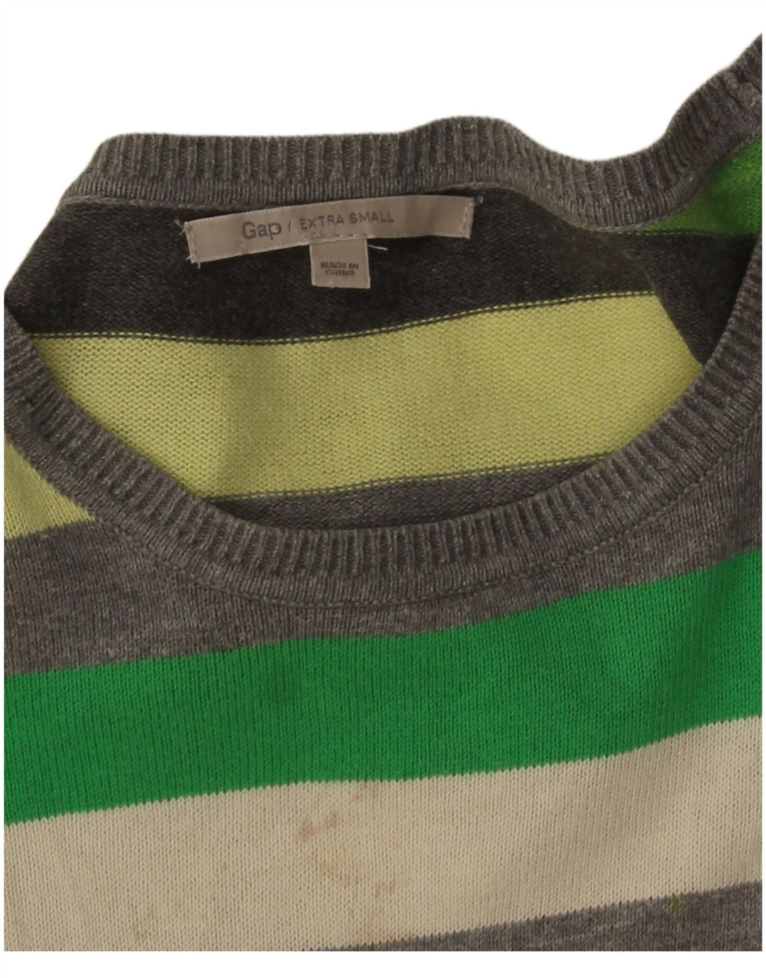 Gap Jersey De Cuello Redondo Para Hombre XS Multicolor A Rayas