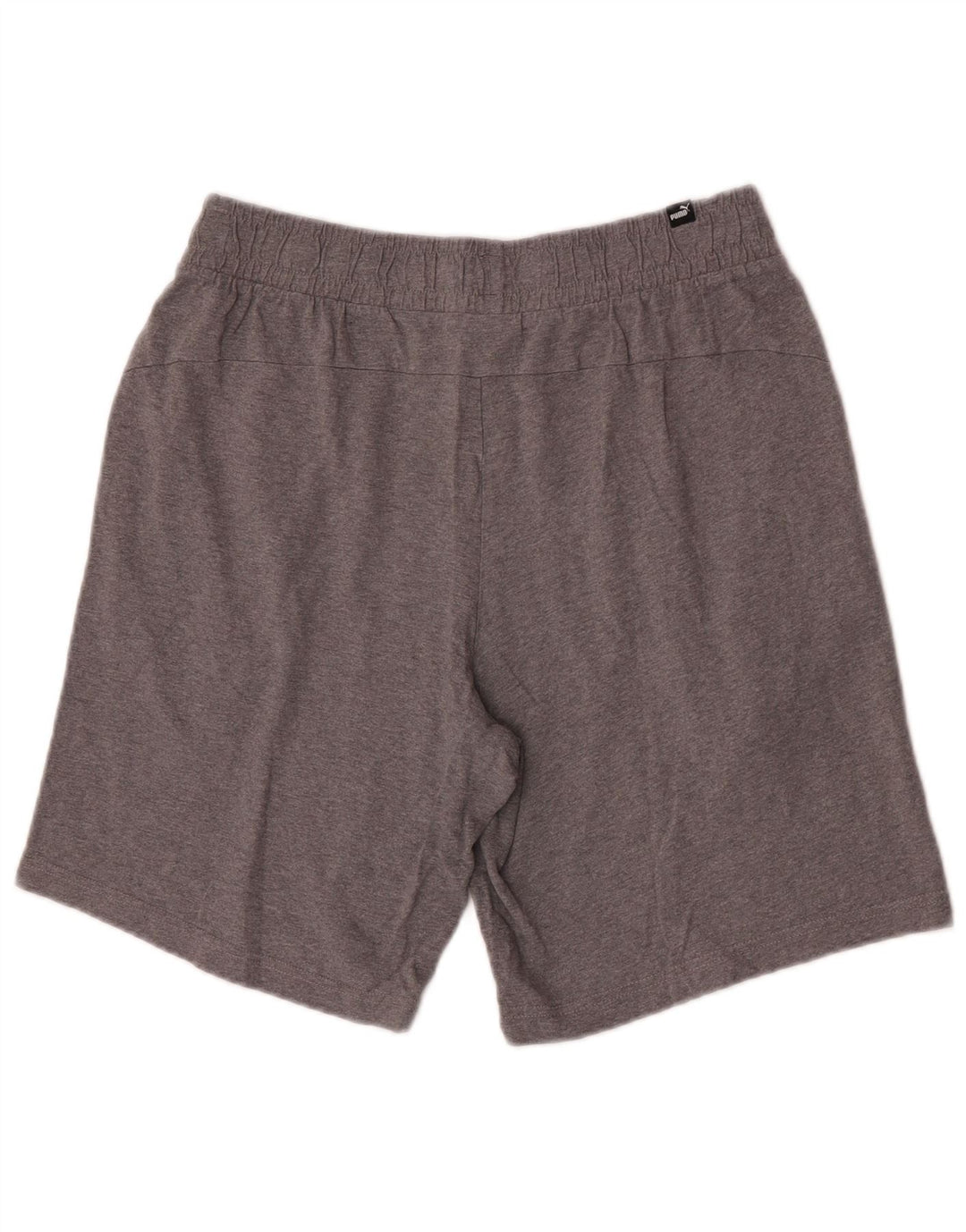 Pantalones cortos deportivos con gráficos Puma para hombre gris medio moteado