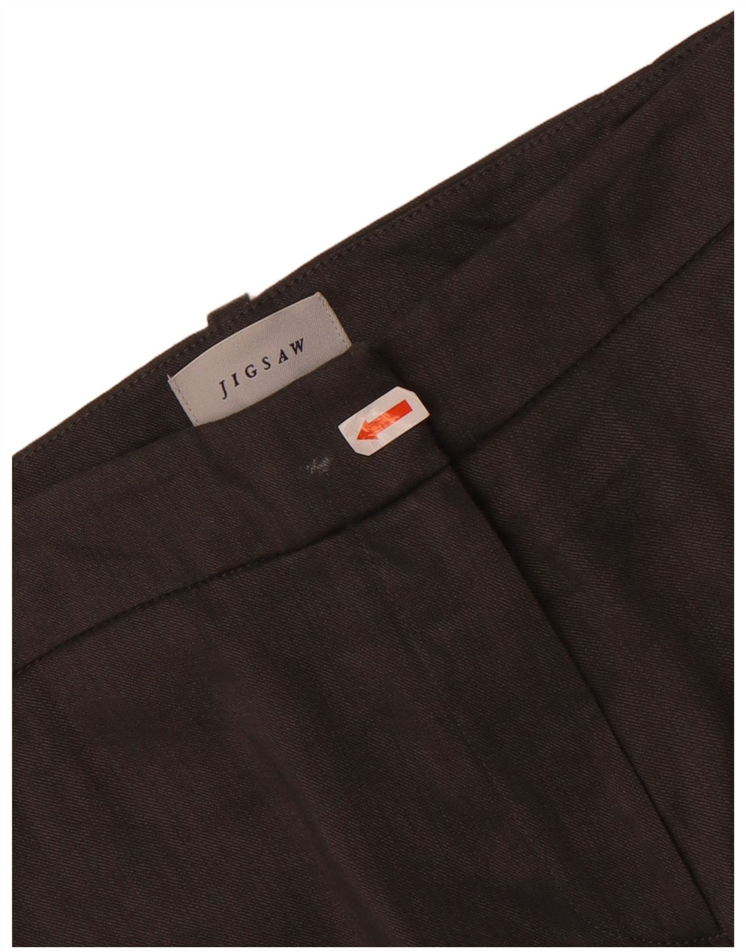 Jigsaw Pantalones chinos ajustados para mujer UK 12 Medium W32 L28 Grey Linen