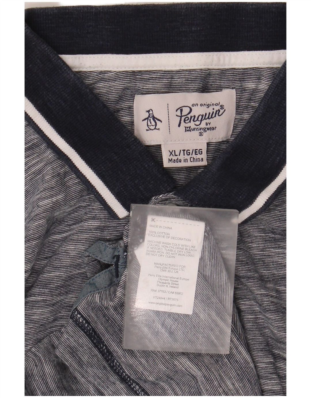PENGUIN Polo Hombre XL Algodón Moteado Gris