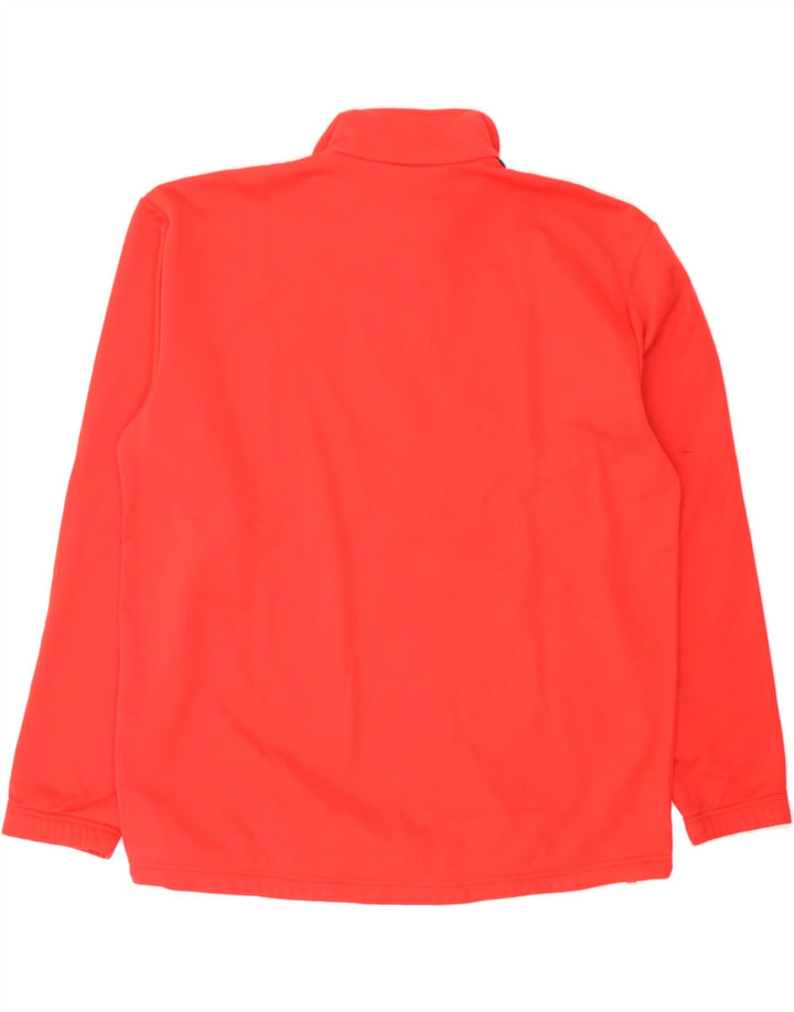 MACRON Mens Graphic Full Tracksuit Large Red Colourblock Polyester Vintage Macron and Second-Hand Macron from Messina Hembry 