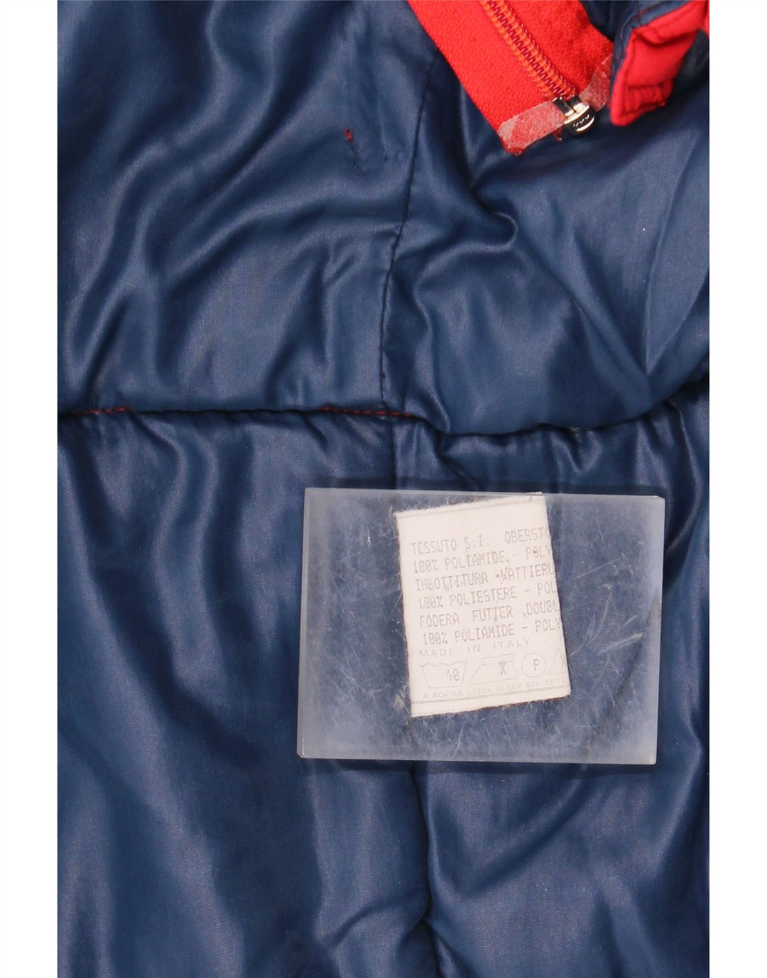 BRUGI Chaqueta acolchada para hombre IT 50 Large Poliamida roja