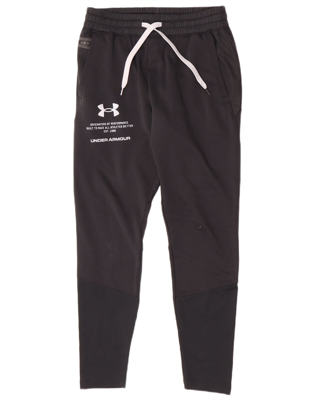 Under Armour Pantalones de chándal con estampado Cold Gear para hombre, talla mediana, negro