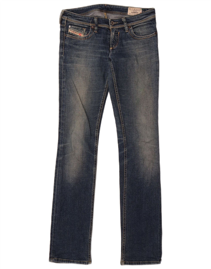 Diesel Mujer Lowky Vaqueros Rectos W26 L32 Azul Marino Algodón